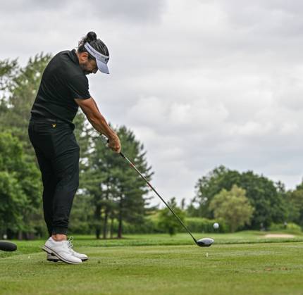 2nd July 2023; The Belfry, Sutton Coldfield, West Midlands, England: Betfred British Masters Golf, Day 4; Mike Lorenzo-Vera drives on the 13th tee  ActionPlus12526223 GodfreyxPitt