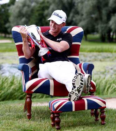 Mandatory Credit: Photo by James Marsh Shutterstock (13987427bj) Daniel Hillier of New Zealand celebrates with the trophy after winning the tournament. Betfred British Masters, Day Four, Golf, The Belfry Golf Club, Sutton Coldfield, UK - 02 Jul 2023 Betfred British Masters, Day Four, Golf, The Belfry Golf Club, Sutton Coldfield, UK - 02 Jul 2023 Copyright: xJamesxMarsh Shutterstockx 13987427bj