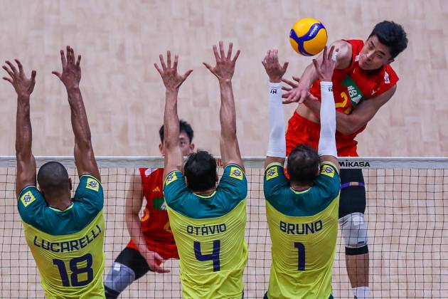 Volleyball, FIVB Nations League, Brazil - China