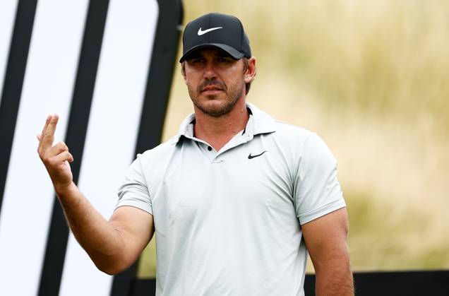 Mandatory Credit: Photo by James Marsh Shutterstock (13995948z) Brooks Koepka of USA and team Smash during his round. LIV Golf Invitational London, Day Two, Golf, Centurion Club, Hemel Hempstead, UK - 08 Jul 2023 LIV Golf Invitational London, Day Two, Golf, Centurion Club, Hemel Hempstead, UK - 08 Jul 2023 Copyright: xJamesxMarsh Shutterstockx 13995948z