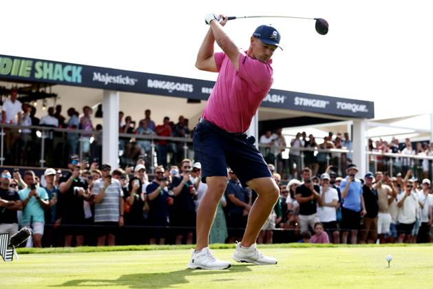 Mandatory Credit: Photo by James Marsh Shutterstock (13995948bb) Bryson DeChambeau of USA and team Crushers during his round. LIV Golf Invitational London, Day Two, Golf, Centurion Club, Hemel Hempstead, UK - 08 Jul 2023 LIV Golf Invitational London, Day Two, Golf, Centurion Club, Hemel Hempstead, UK - 08 Jul 2023 Copyright: xJamesxMarsh Shutterstockx 13995948bb