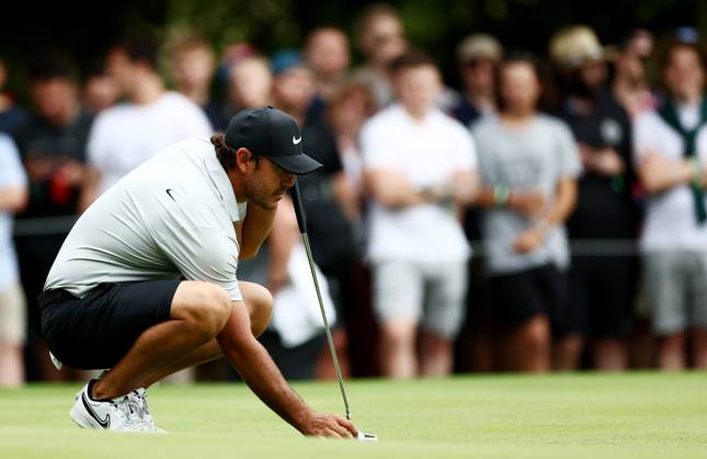 Mandatory Credit: Photo by James Marsh Shutterstock (13995948y) Brooks Koepka of USA and team Smash during his round. LIV Golf Invitational London, Day Two, Golf, Centurion Club, Hemel Hempstead, UK - 08 Jul 2023 LIV Golf Invitational London, Day Two, Golf, Centurion Club, Hemel Hempstead, UK - 08 Jul 2023 Copyright: xJamesxMarsh Shutterstockx 13995948y