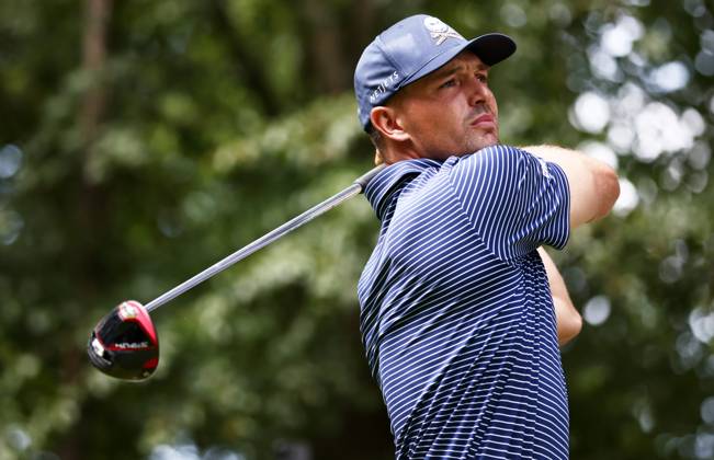 Mandatory Credit: Photo by James Marsh Shutterstock (13995950ab) Bryson DeChambeau of USA and team Crushers. LIV Golf Invitational London, Day Three, Golf, Centurion Club, Hemel Hempstead, UK - 09 Jul 2023 LIV Golf Invitational London, Day Three, Golf, Centurion Club, Hemel Hempstead, UK - 09 Jul 2023 Copyright: xJamesxMarsh Shutterstockx 13995950ab