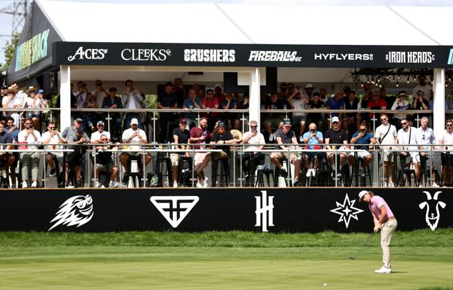 Mandatory Credit: Photo by James Marsh Shutterstock (13995950am) Cameron Smith of Australia and team Ripper GC during his round. LIV Golf Invitational London, Day Three, Golf, Centurion Club, Hemel Hempstead, UK - 09 Jul 2023 LIV Golf Invitational London, Day Three, Golf, Centurion Club, Hemel Hempstead, UK - 09 Jul 2023 Copyright: xJamesxMarsh Shutterstockx 13995950am