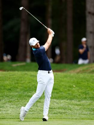 Mandatory Credit: Photo by James Marsh Shutterstock (13995950e) Laurie Canter of England and team Majesticks GC during his round. LIV Golf Invitational London, Day Three, Golf, Centurion Club, Hemel Hempstead, UK - 09 Jul 2023 LIV Golf Invitational London, Day Three, Golf, Centurion Club, Hemel Hempstead, UK - 09 Jul 2023 Copyright: xJamesxMarsh Shutterstockx 13995950e
