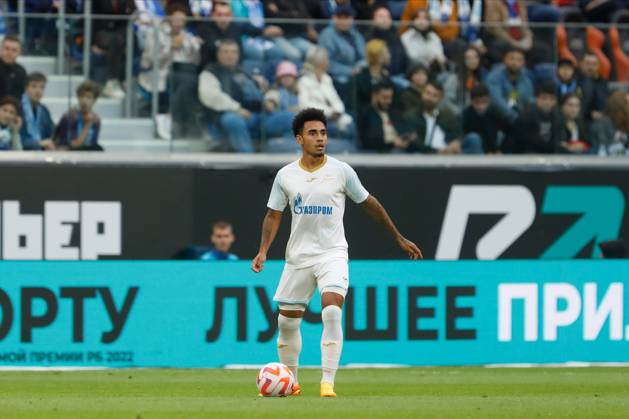 Zenit St. Petersburg v Fenerbahce SK - Pari Match Premier Du Queiroz of Zenit St. Petersburg in action during the Pari Match Premier tournament match between FC Zenit Saint Petersburg and Fenerbahce SK on July 9, 2023 at Gazprom Arena in Saint Petersburg, Russia. Saint Petersburg Russia Copyright: xMikexKireevx originalFilename:kireev-zenitstp230709_np9OL