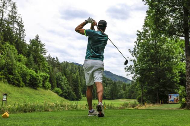 GOLF - EURAM Bank Open 2023 RAMSAU,AUSTRIA,12.JUL.23 - GOLF - Challenge Tour, EURAM Bank Open 2023, GC Adamstal. Image shows Peter Kazianschuetz.  GEPAxpictures xMarioxBuehner