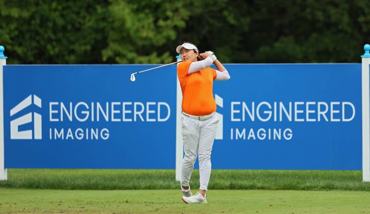 DANA Open Ilhee Lee of Seoul, Republic of Korea hits from the 8th tee during the first round of the Dana Open golf tournament at Highland Meadows Golf Club in Sylvania, Ohio USA, on Thursday, July 13, 2023. Sylvania Ohio United States  Copyright: xAmyxLemusx originalFilename:lemus-danaopen230713_np9Go.jpg