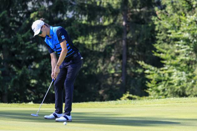 GOLF - EURAM Bank Open 2023 RAMSAU,AUSTRIA,14.JUL.23 - GOLF - Challenge Tour, EURAM Bank Open 2023, GC Adamstal. Image shows Timo Woell (AUT).  GEPAxpictures xMarioxBuehner