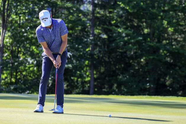 GOLF - EURAM Bank Open 2023 RAMSAU,AUSTRIA,14.JUL.23 - GOLF - Challenge Tour, EURAM Bank Open 2023, GC Adamstal. Image shows Jordan Gumberg (USA).  GEPAxpictures xMarioxBuehner