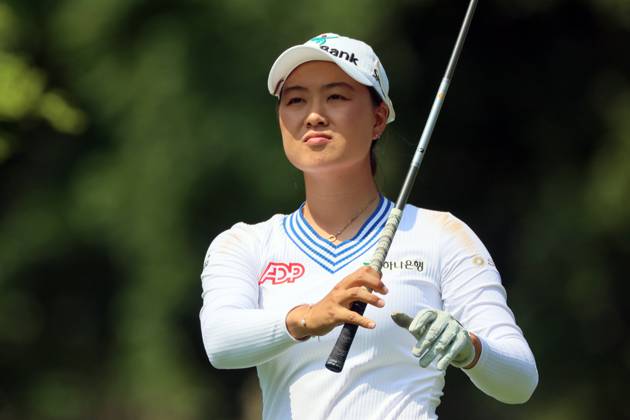 DANA Open Minjee Lee of Perth, Australia hits from the 6th tee during the second round of the Dana Open golf tournament at Highland Meadows Golf Club in Sylvania, Ohio USA, on Friday, July 14, 2023. Sylvania Ohio United States  Copyright: xAmyxLemusx originalFilename:lemus-danaopen230714_npsi0.jpg