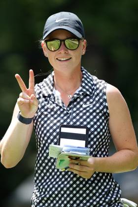Dana Open Frida Kinhult of Sweden walks on the 12th hole during Day Two of the Dana Open at Highland Meadows Golf Club in Sylvania, Ohio USA, on Friday, July 14, 2023. Sylvania Ohio United States  Copyright: xJorgexLemusx originalFilename:lemus-danaopen230714_nptDU.jpg