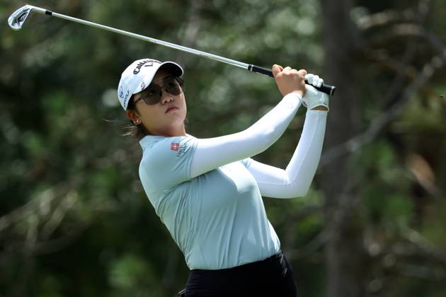 Dana Open Rose Zhang tees off on the second tee during Day Two of the Dana Open at Highland Meadows Golf Club in Sylvania, Ohio USA, on Friday, July 14, 2023. Sylvania Ohio United States  Copyright: xJorgexLemusx originalFilename:lemus-danaopen230714_npnJ4.jpg