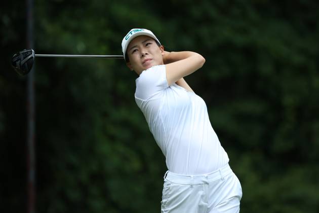 Dana Open Yu-Sang Hou of Chinese Taipei tees off on the 11th hole during Day Two of the Dana Open at Highland Meadows Golf Club in Sylvania, Ohio USA, on Friday, July 14, 2023. Sylvania Ohio United States  Copyright: xJorgexLemusx originalFilename:lemus-danaopen230714_np9uX.jpg