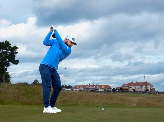 Mandatory Credit: Photo by Stuart Wallace Shutterstock (14003897h) Tyrell Hatton (ENG) plays his tee shot at the 2nd hole during the 3rd round. Genesis Scottish Open, Day Three, Golf, The Renaissance Club, North Berwick, UK - 15 Jul 2023 Genesis Scottish Open, Day Three, Golf, The Renaissance Club, North Berwick, UK - 15 Jul 2023 Copyright: xStuartxWallace Shutterstockx 14003897h