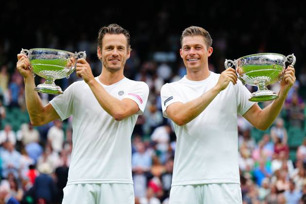 Tennis, Wimbledon, Männer-Doppel-Finale, Sieger Wesley Koolhof und Neal Skupski