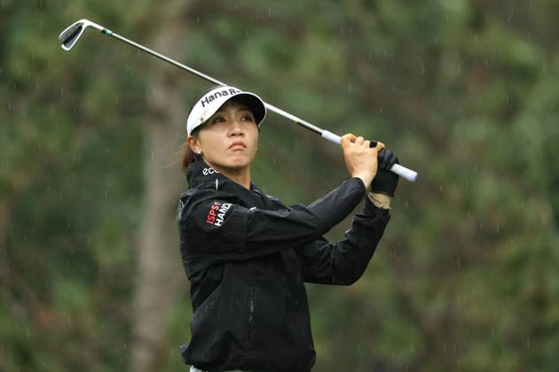 Dana Open Lydia Ko of New Zealand tees off on the second tee during Day Three of the Dana Open at Highland Meadows Golf Club in Sylvania, Ohio USA, on Saturday, July 15, 2023. Sylvania Ohio United States  Copyright: xJorgexLemusx originalFilename:lemus-danaopen230715_npwua.jpg