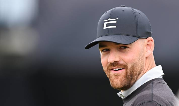 Mandatory Credit: Photo by Greig Cowie Shutterstock (14012011ab) Haydn Barron on the 3rd fairway The British Open Championship, Practice, Golf, Royal Liverpool Golf Club, Liverpool, UK - 17 Jul 2023 The British Open Championship, Practice, Golf, Royal Liverpool Golf Club, Liverpool, UK - 17 Jul 2023 Copyright: xGreigxCowie Shutterstockx 14012011ab
