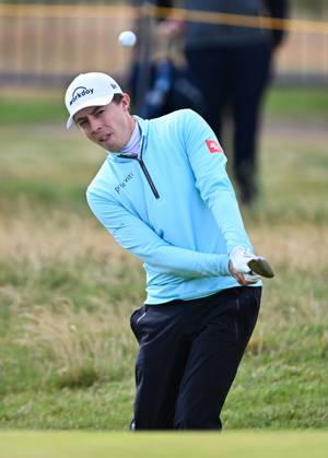 Mandatory Credit: Photo by Greig Cowie Shutterstock (14012011bv) Matt Fitzpatrick on the 1st Green The British Open Championship, Practice, Golf, Royal Liverpool Golf Club, Liverpool, UK - 17 Jul 2023 The British Open Championship, Practice, Golf, Royal Liverpool Golf Club, Liverpool, UK - 17 Jul 2023 Copyright: xGreigxCowie Shutterstockx 14012011bv