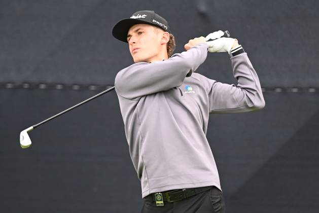 Mandatory Credit: Photo by Greig Cowie Shutterstock (14012011x) Connor McKinney on the 3rd Tee during Monday Practice The British Open Championship, Practice, Golf, Royal Liverpool Golf Club, Liverpool, UK - 17 Jul 2023 The British Open Championship, Practice, Golf, Royal Liverpool Golf Club, Liverpool, UK - 17 Jul 2023 Copyright: xGreigxCowie Shutterstockx 14012011x