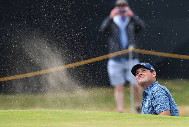 Mandatory Credit: Photo by Greig Cowie Shutterstock (14012011em) Patrick Reed on the 2nd Green The British Open Championship, Practice, Golf, Royal Liverpool Golf Club, Liverpool, UK - 17 Jul 2023 The British Open Championship, Practice, Golf, Royal Liverpool Golf Club, Liverpool, UK - 17 Jul 2023 Copyright: xGreigxCowie Shutterstockx 14012011em