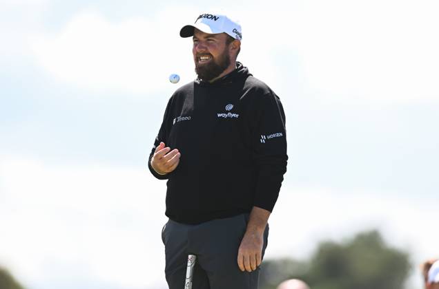 Mandatory Credit: Photo by Greig Cowie Shutterstock (14012011ff) Shane Lowry on the 2nd Tee The British Open Championship, Practice, Golf, Royal Liverpool Golf Club, Liverpool, UK - 17 Jul 2023 The British Open Championship, Practice, Golf, Royal Liverpool Golf Club, Liverpool, UK - 17 Jul 2023 Copyright: xGreigxCowie Shutterstockx 14012011ff