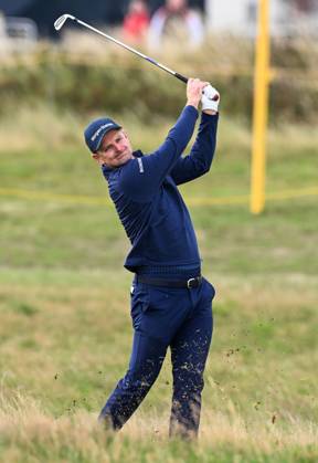 Mandatory Credit: Photo by Greig Cowie Shutterstock (14013394bl) Justin Rose on the 12th fairway The British Open Championship, Practice, Golf, Royal Liverpool Golf Club, Liverpool, UK - 19 Jul 2023 The British Open Championship, Practice, Golf, Royal Liverpool Golf Club, Liverpool, UK - 19 Jul 2023 Copyright: xGreigxCowie Shutterstockx 14013394bl