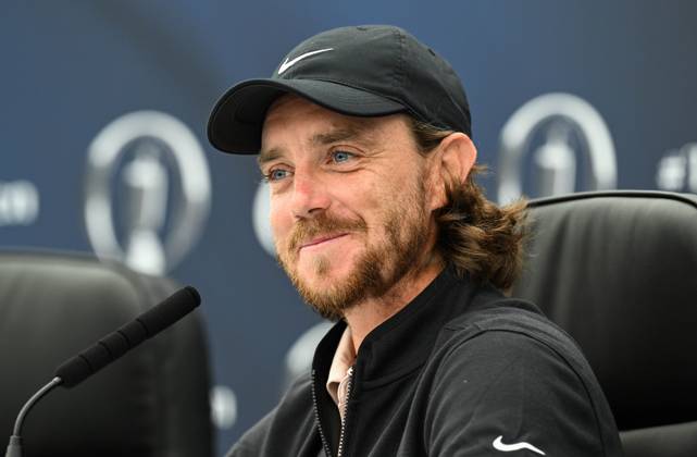 Mandatory Credit: Photo by Greig Cowie Shutterstock (14013394by) The British Open Championship, Practice, Golf, Royal Liverpool Golf Club, Liverpool, UK - 19 Jul 2023 The British Open Championship, Practice, Golf, Royal Liverpool Golf Club, Liverpool, UK - 19 Jul 2023 Copyright: xGreigxCowie Shutterstockx 14013394by
