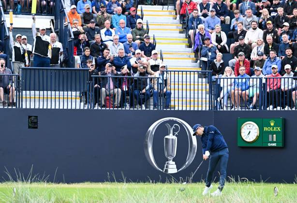 Mandatory Credit: Photo by Greig Cowie Shutterstock (14015622i) Matthew Jordan gets the 151st Open Championship underway in Group One. Rolex The British Open Championship, Day One, Golf, Royal Liverpool Golf Club, Liverpool, UK - 20 Jul 2023 The British Open Championship, Day One, Golf, Royal Liverpool Golf Club, Liverpool, UK - 20 Jul 2023  Copyright: xGreigxCowie Shutterstockx 14015622i