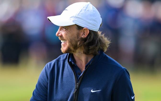 Mandatory Credit: Photo by Greig Cowie Shutterstock (14015622ak) Tommy Fleetwood on the 1st Green The British Open Championship, Day One, Golf, Royal Liverpool Golf Club, Liverpool, UK - 20 Jul 2023 The British Open Championship, Day One, Golf, Royal Liverpool Golf Club, Liverpool, UK - 20 Jul 2023  Copyright: xGreigxCowie Shutterstockx 14015622ak