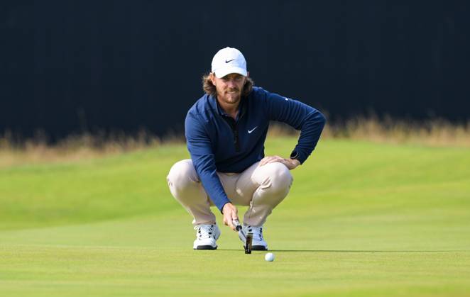Mandatory Credit: Photo by Greig Cowie Shutterstock (14015622ab) Tommy Fleetwood on the 1st Green The British Open Championship, Day One, Golf, Royal Liverpool Golf Club, Liverpool, UK - 20 Jul 2023 The British Open Championship, Day One, Golf, Royal Liverpool Golf Club, Liverpool, UK - 20 Jul 2023  Copyright: xGreigxCowie Shutterstockx 14015622ab