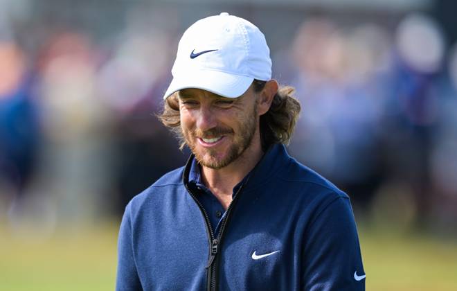 Mandatory Credit: Photo by Greig Cowie Shutterstock (14015622an) Tommy Fleetwood on the 1st Green The British Open Championship, Day One, Golf, Royal Liverpool Golf Club, Liverpool, UK - 20 Jul 2023 The British Open Championship, Day One, Golf, Royal Liverpool Golf Club, Liverpool, UK - 20 Jul 2023  Copyright: xGreigxCowie Shutterstockx 14015622an