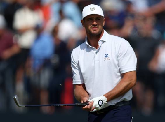 20th July 2023; Royal Liverpool Golf Club, Hoylake, Merseyside, England: The Open Championship Round 1; Bryson Dechambeau (USA) looks up the fairway at the 4th hole  ActionPlus12532845 DavidxBlunsden