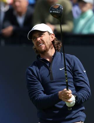 20th July 2023; Royal Liverpool Golf Club, Hoylake, Merseyside, England: The Open Championship Round 1; Tommy Fleetwood (ENG) hits a driver from the 8th tee  ActionPlus12532856 DavidxBlunsden