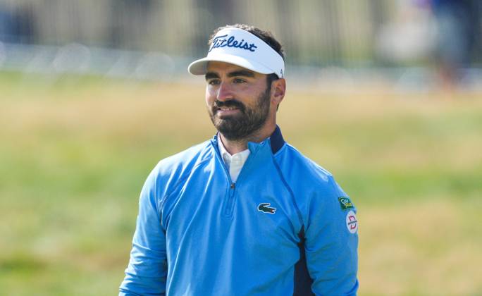 Mandatory Credit: Photo by Dave Shopland Shutterstock (14015626dg) Antoine Rozner from France on 18 The British Open Championship, Day One, Golf, Royal Liverpool Golf Club, Liverpool, UK - 20 Jul 2023 The British Open Championship, Day One, Golf, Royal Liverpool Golf Club, Liverpool, UK - 20 Jul 2023 Copyright: xDavexShopland Shutterstockx 14015626dg