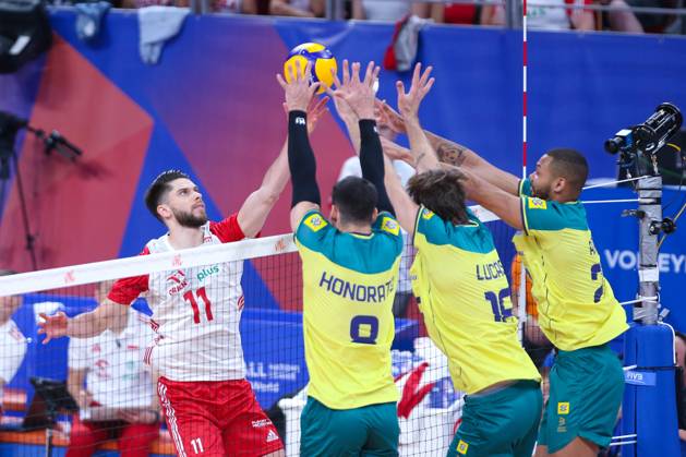 Volleyball, FIVB Nations League, Poland - Brazil