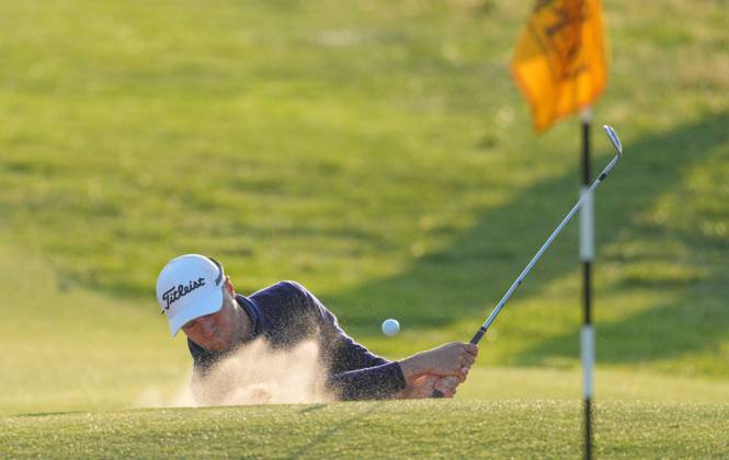 Mandatory Credit: Photo by Dave Shopland Shutterstock (14015626er) Justin Thomas on the 18th where he scored a 9 The British Open Championship, Day One, Golf, Royal Liverpool Golf Club, Liverpool, UK - 20 Jul 2023 The British Open Championship, Day One, Golf, Royal Liverpool Golf Club, Liverpool, UK - 20 Jul 2023  Copyright: xDavexShopland Shutterstockx 14015626er