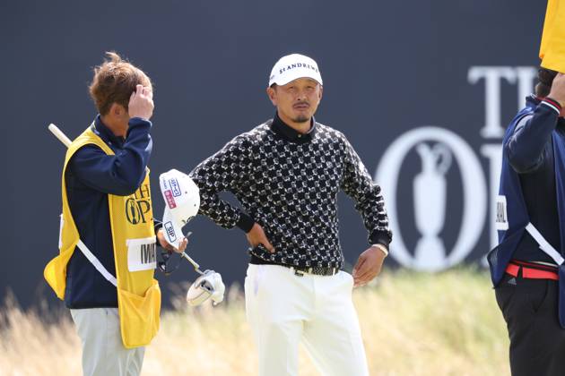 Japan s Hiroshi Iwata during the day 1 of the 2023 British Open Golf Championship at the Royal Liverpool Golf Club in Wirral, England, on July 20, 2023. Noxthirdxpartyxsales  (224539036)