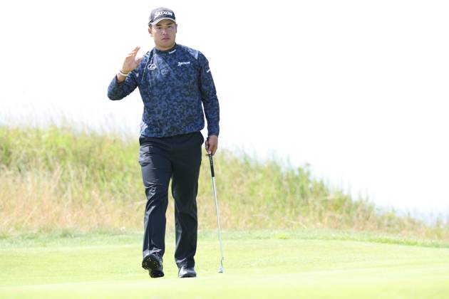 Japan s Hideki Matsuyama during the day 1 of the 2023 British Open Golf Championship at the Royal Liverpool Golf Club in Wirral, England, on July 20, 2023. Noxthirdxpartyxsales  (224539048)