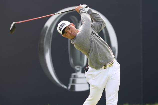 Japan s Taiga Semikawa during the day 1 of the 2023 British Open Golf Championship at the Royal Liverpool Golf Club in Wirral, England, on July 20, 2023. Noxthirdxpartyxsales  (224540054)