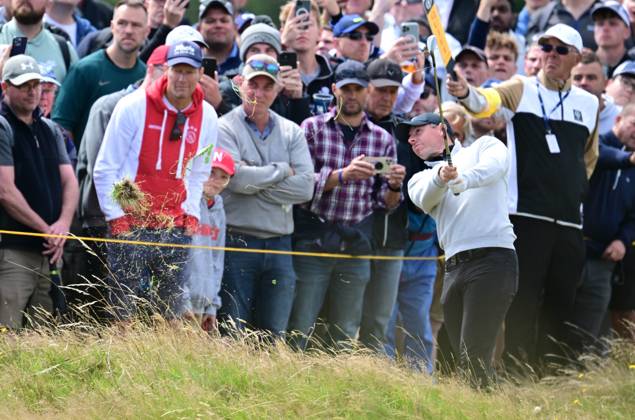 Mandatory Credit: Photo by Greig Cowie Shutterstock (14015627ay) Rory McIlroy on the 7th fairway The British Open Championship, Day Two, Golf, Royal Liverpool Golf Club, Liverpool, UK - 21 Jul 2023 The British Open Championship, Day Two, Golf, Royal Liverpool Golf Club, Liverpool, UK - 21 Jul 2023 Copyright: xGreigxCowie Shutterstockx 14015627ay