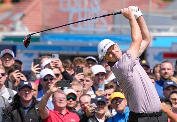 Mandatory Credit: Photo by Dave Shopland Shutterstock (14015628az) Unhappy Justin Rose The British Open Championship, Day Two, Golf, Royal Liverpool Golf Club, Liverpool, UK - 21 Jul 2023 The British Open Championship, Day Two, Golf, Royal Liverpool Golf Club, Liverpool, UK - 21 Jul 2023 Copyright: xDavexShopland Shutterstockx 14015628az