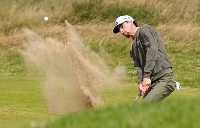 Mandatory Credit: Photo by Dave Shopland Shutterstock (14015628bh) Joaquin Riemann (Chile) The British Open Championship, Day Two, Golf, Royal Liverpool Golf Club, Liverpool, UK - 21 Jul 2023 The British Open Championship, Day Two, Golf, Royal Liverpool Golf Club, Liverpool, UK - 21 Jul 2023 Copyright: xDavexShopland Shutterstockx 14015628bh