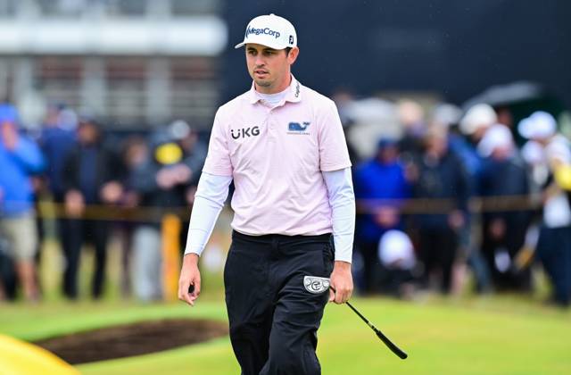 Mandatory Credit: Photo by Greig Cowie Shutterstock (14015635p) JT Poston on the 2nd Green The British Open Championship, Day Three, Golf, Royal Liverpool Golf Club, Liverpool, UK - 22 Jul 2023 The British Open Championship, Day Three, Golf, Royal Liverpool Golf Club, Liverpool, UK - 22 Jul 2023 Copyright: xGreigxCowie Shutterstockx 14015635p