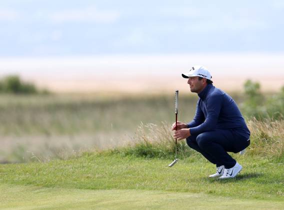 21st July 2023; Royal Liverpool Golf Club, Hoylake, Merseyside, England: The Open Championship Round 2 ; Francesco Molinari (ITA) at the 14th green  ActionPlus12533506 DavidxBlunsden