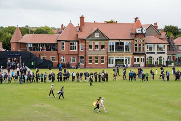 Mandatory Credit: Photo by Dave Shopland Shutterstock (14015636aq) Rory Mcllroy walks past the Clubhouse The British Open Championship, Day Three, Golf, Royal Liverpool Golf Club, Liverpool, UK - 22 Jul 2023 The British Open Championship, Day Three, Golf, Royal Liverpool Golf Club, Liverpool, UK - 22 Jul 2023 Copyright: xDavexShopland Shutterstockx 14015636aq
