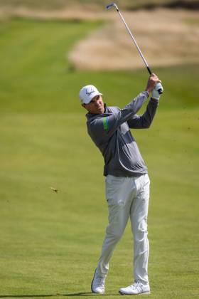 29th July 2023; Royal Porthcawl, Porthcawl, Bridgend, Wales: Senior Open Championship, Round 3; New Zealand& x2019;s Steven ALKER drives on the fairway.  ActionPlus12537121 DanxMinto