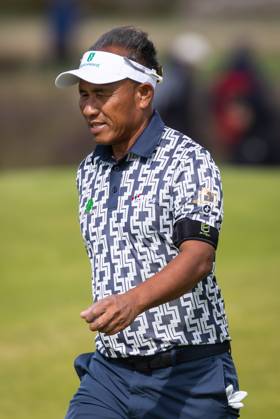 29th July 2023; Royal Porthcawl, Porthcawl, Bridgend, Wales: Senior Open Championship, Round 3; Thailand& x2019;s Thongchai JAIDEE in action.  ActionPlus12537135 DanxMinto