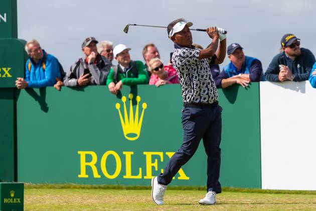 29th July 2023; Royal Porthcawl, Porthcawl, Bridgend, Wales: Senior Open Championship, Round 3; Thailand& x2019;s Thongchai JAIDEE in action.  ActionPlus12537136 DanxMinto
