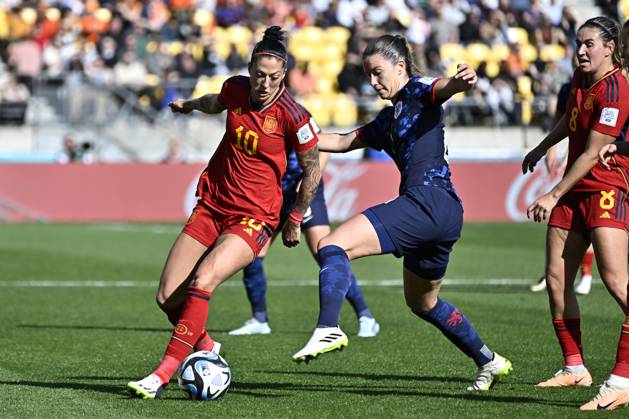 WWC23 QTR FINAL SPAIN NETHERLANDS, Jennifer Hermoso of Spain during the FIFA Women s World Cup 2023 Quarter Final soccer match between Spain and the Netherlands in Wellington, New Zealand, Friday, August 11, 2023. ( NO ARCHIVING, EDITORIAL USE ONLY, NO USE IN BOOKS WITHOUT CONSENT WELLINGTON NEW ZEALAND  Copyright: xMASANORIxUDAGAWAx 20230811001829676156